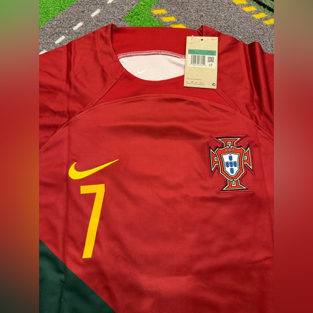 Cristiano Ronaldo Portugal National Team Stadium Home Jersey NWT